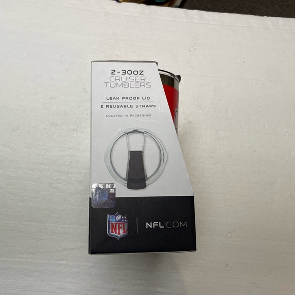 NIB Kansas City Chiefs 30oz Tumblers, Set of 2, Red and White, Simple Modern - Picture 6 of 7